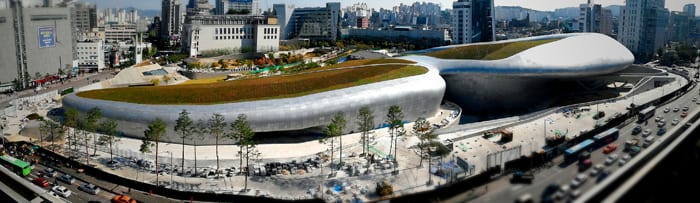Trung tâm thiết kế thời trang Dongdaemun Design Plaza