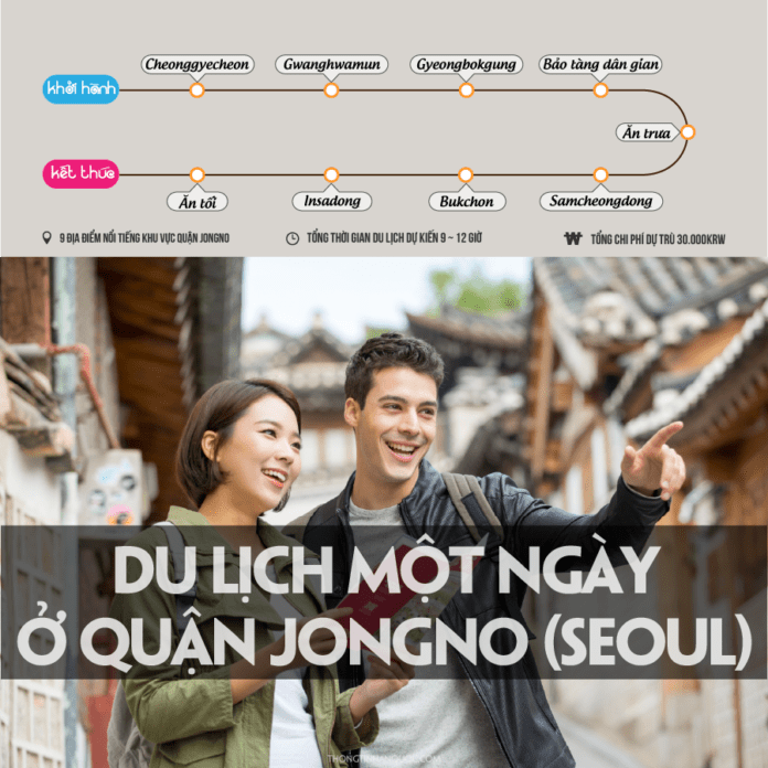 Du lịch một ngày ở Jongno, thủ đô Seoul (phần 1)