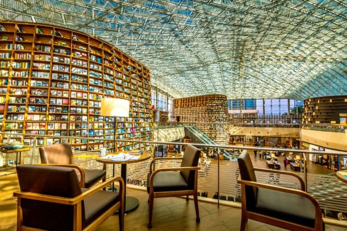 Thư viện Starfield sang chảnh ở Trung tâm Triển lãm COEX