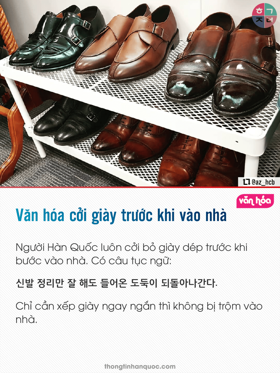 Tại sao người Hàn Quốc luôn cởi giày trước khi vào nhà?