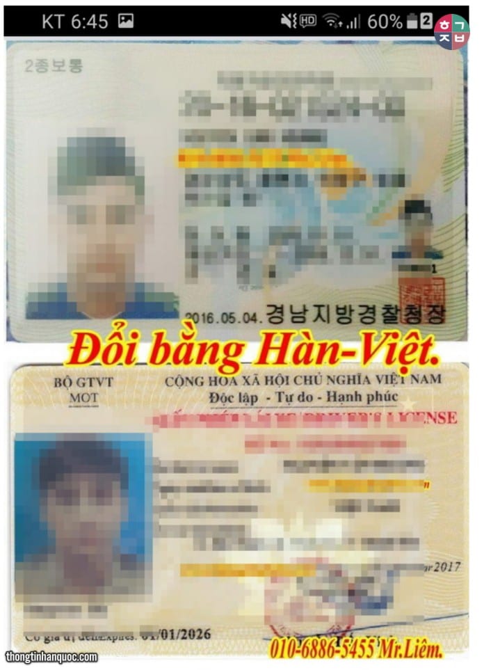 Người Việt và đường dây làm bằng lái xe giả tại Hàn Quốc