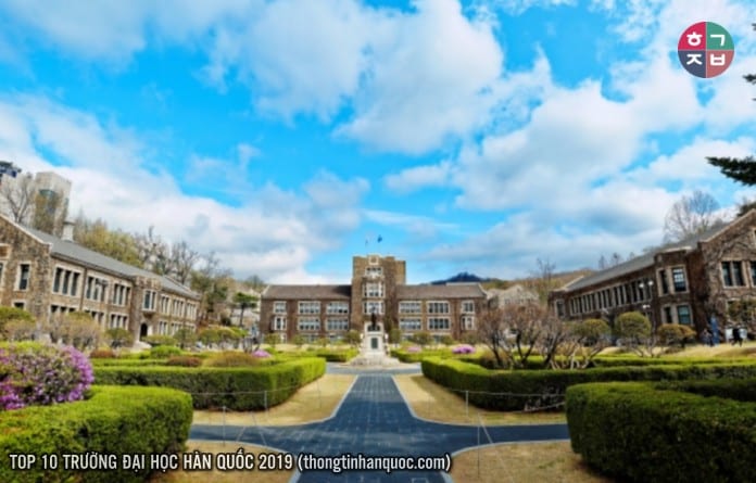 Top 10 trường đại học Hàn Quốc năm 2019