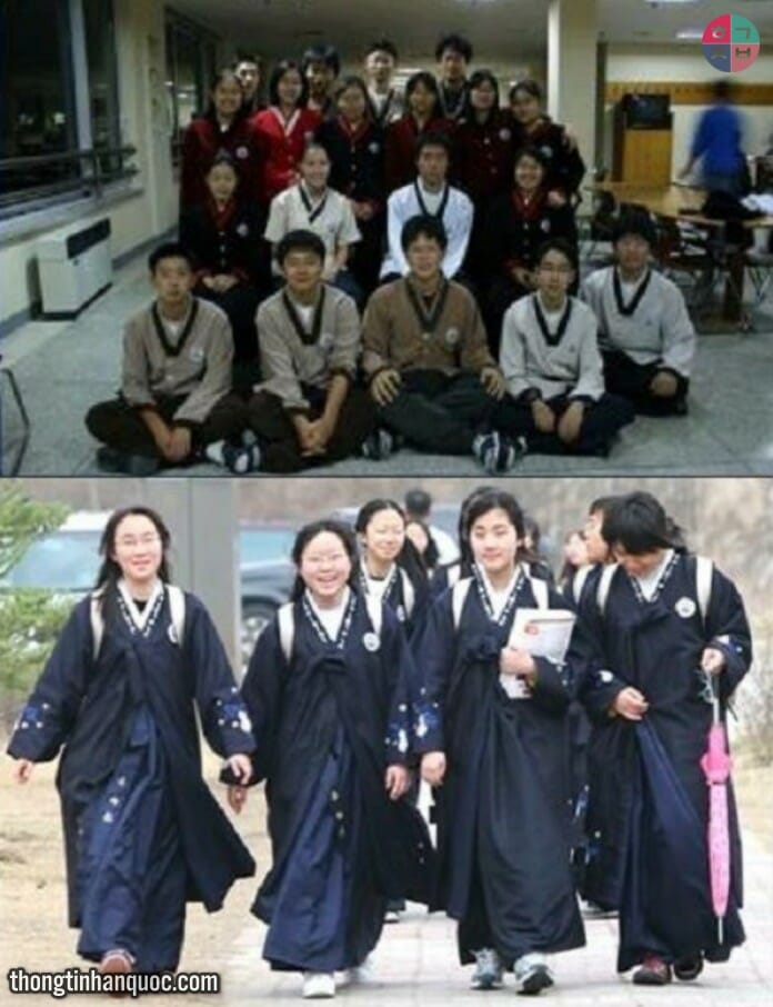 Đồng phục của học sinh Hàn Quốc xưa và nay
