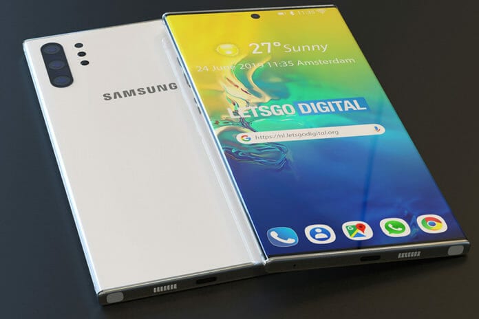 Rò rỉ thiết kế mới của Galaxy Note 10 Plus