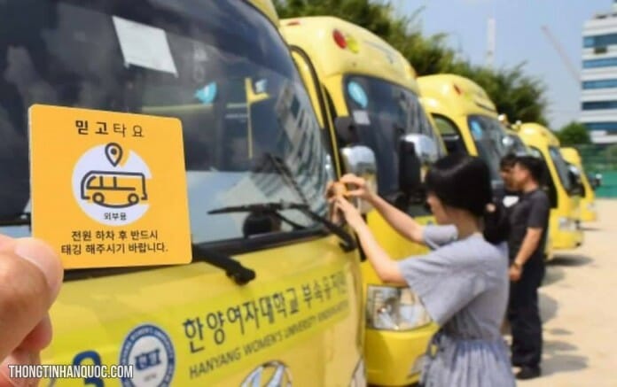 Hàn Quốc làm gì để tránh bỏ quên học sinh trên xe bus?