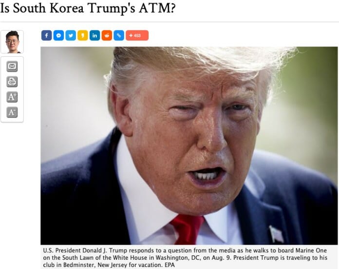 Người dân Hàn Quốc nổi giận: Chúng ta là cây ATM của ông Trump hay sao?