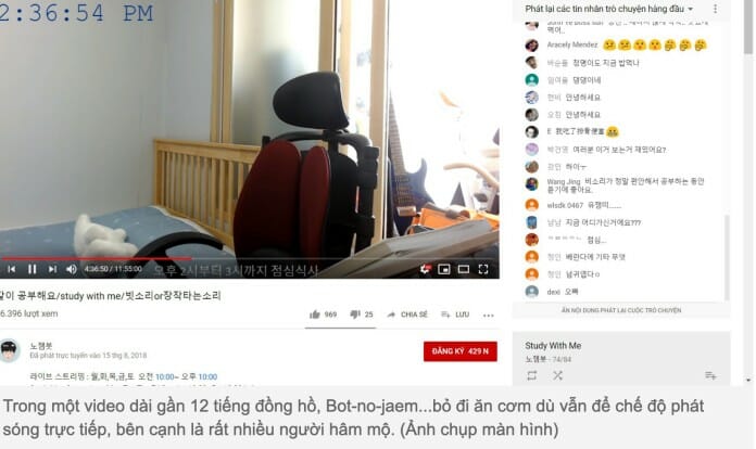 Youtuber Hàn: chỉ quay cảnh ngồi học cũng kiếm cả trăm triệu đồng