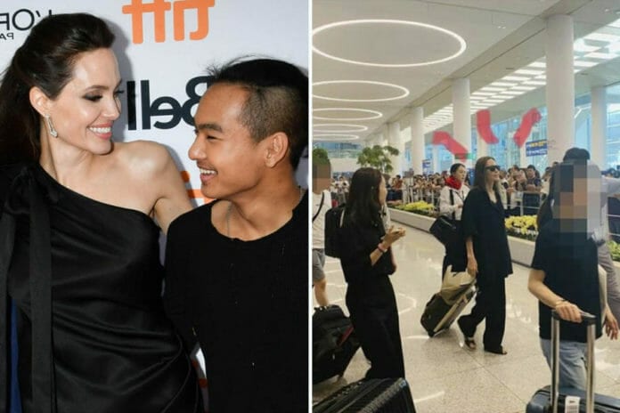 Angelina Jolie đưa con trai Maddox sang Hàn Quốc nhập học