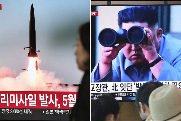 Hàn – Mỹ tập trận và Triều Tiên lại bắn tên lửa