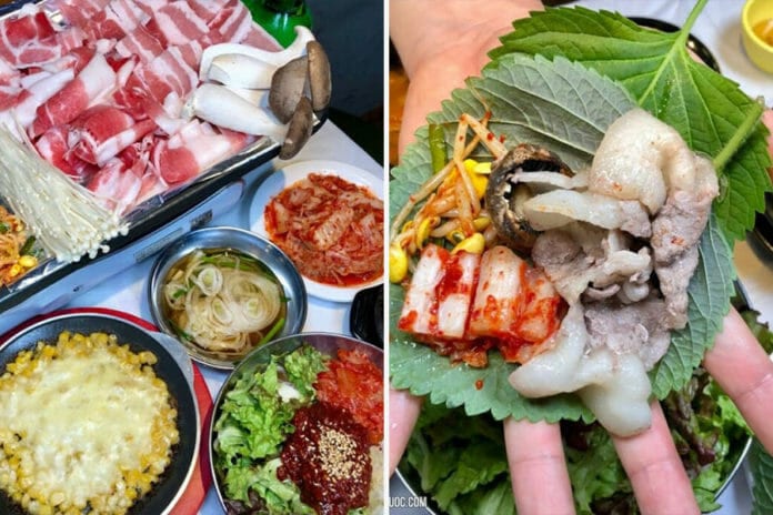 Quán thịt nướng 1.900 KRW nổi tiếng chợ Bupyeong