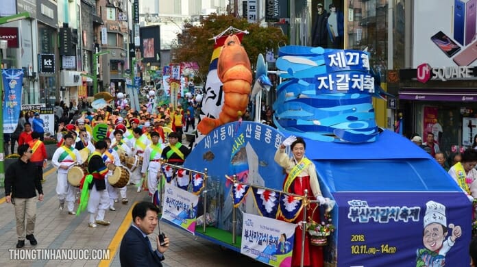 Lễ hội chợ cá Jagalchi, Busan