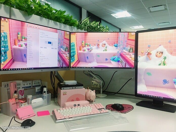 Deskterior: xu hướng trang trí chỗ ngồi văn phòng tại Hàn Quốc