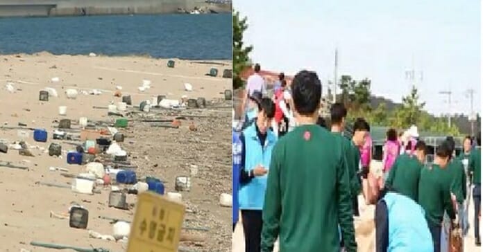 Xả 6 tấn rác ra biển để...có cái mà nhặt trong ngày "Làm sạch bờ biển"