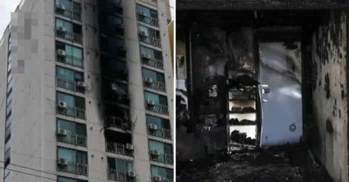 Đốt nhà mẹ đẻ ngay trong ngày lễ Chuseok làm 200 người trong chung cư chạy tán loạn