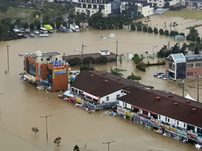 Cơn bão Mitag khiến 4 người thiệt mạng ở Hàn Quốc