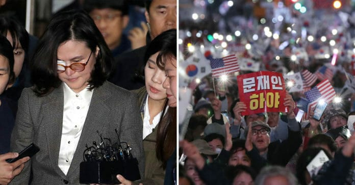 Vợ ông Cho Kuk chính thức bị bắt, dân Hàn tiếp tục biểu tình đòi điều tra toàn bộ quan chức quốc gia