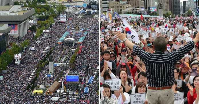 Hơn 3 triệu người dân Hàn Quốc biểu tình yêu cầu Bộ trưởng Tư pháp từ chức