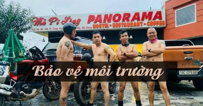 SBS: Hành vi bảo vệ môi trường lố bịch của nhóm đàn ông khỏa thân trên đỉnh Mã Pì Lèng