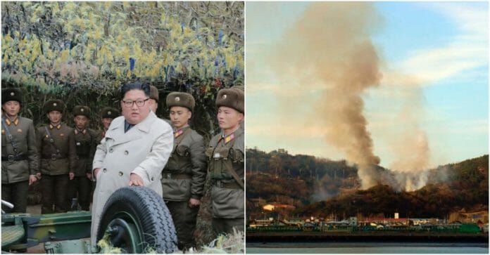 Bắc Hàn diễn tập bắn pháo kích sát biên giới trong ngày khai mạc Hội nghị thượng đỉnh đặc biệt Hàn Quốc – ASEAN