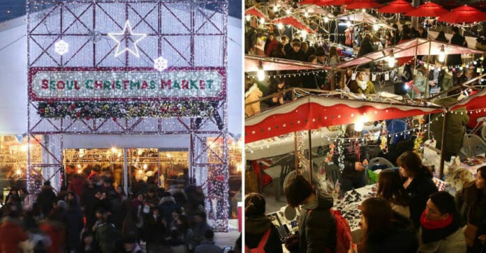 Chợ đêm trên sông Hàn ở Yeouido mở 8 ngày liên tục đón Giáng Sinh 2019