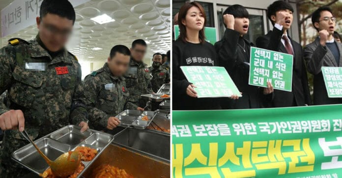 Thanh niên Hàn Quốc đòi quyền lựa chọn ăn chay trong quân ngũ