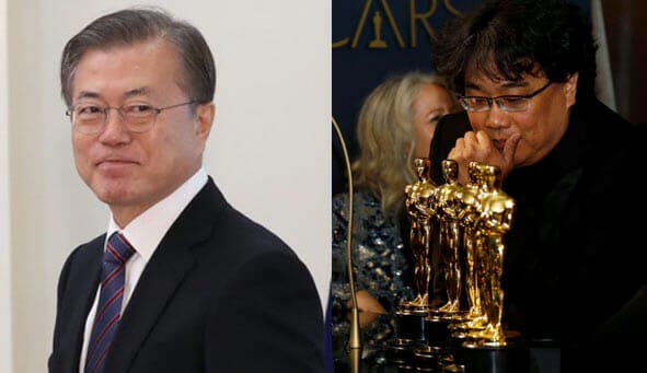 Tổng thống Moon Jae In gửi lời chúc mừng đạo diễn Bong Joon Ho thắng lớn tại Oscar 2020
