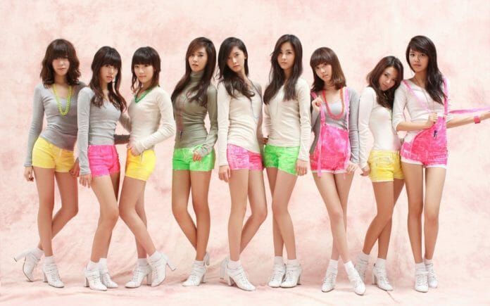 Chiều cao trung bình của nữ giới Hàn Quốc được thể hiện trong các nhóm nhạc nữ.