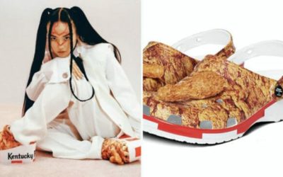 Dép Crocs thơm mùi gà rán KFC được rapper Hàn Quốc quảng bá