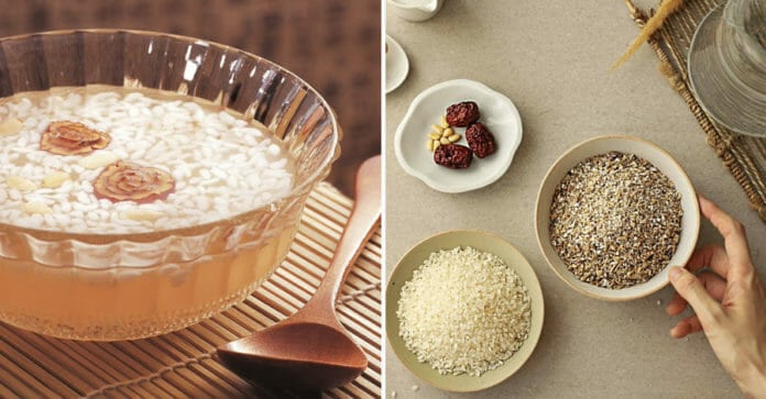 Hướng dẫn làm Sikhye, món nước gạo Hàn Quốc thơm ngon & bổ dưỡng