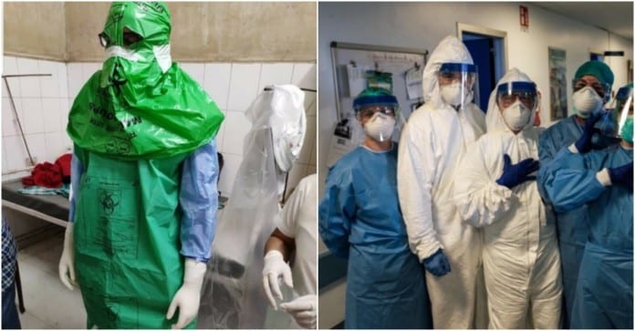 Nhân viên y tế Tây Ban Nha phải mặc túi đựng rác, nhiều nước châu Âu thiếu thốn y tế