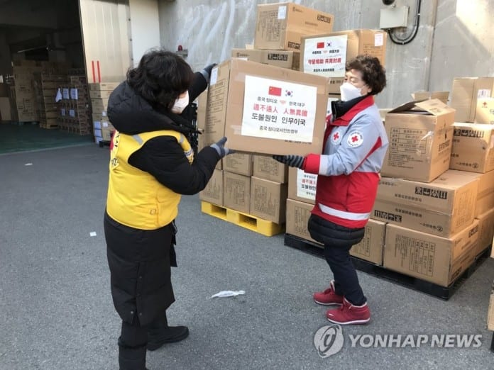 Kết quả hình ảnh cho 중국 지원 '마스크 110만장' 대구·경북 등에 긴급배부