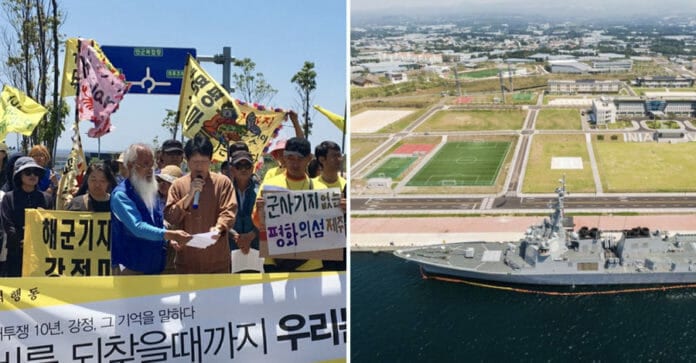 Dân Jeju cắt hàng rào, xâm nhập trái phép vào căn cứ hải quân, 90 phút sau mới bị phát hiện