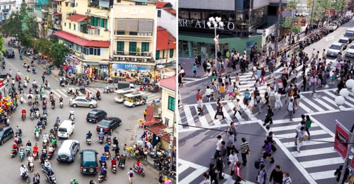 Vạch chéo sang đường - Nét độc đáo trong văn hóa giao thông của Hàn Quốc