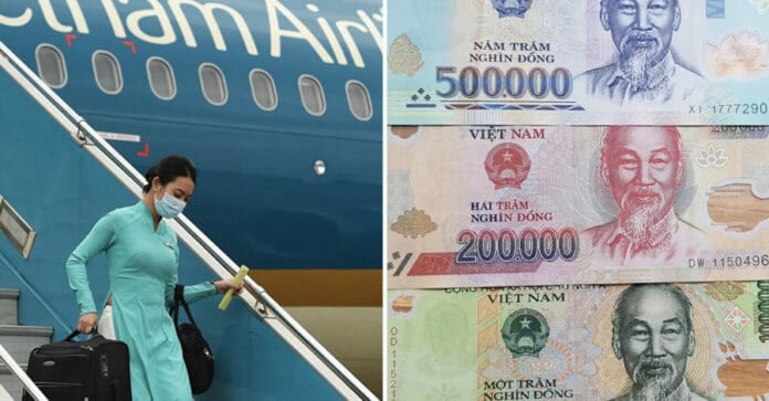 COVID-19: Tiếp viên Vietnam Airlines nhiễm virus, Việt Nam khử trùng tiền giấy