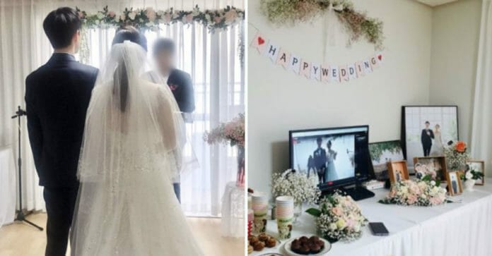COVID-19: Cặp đôi ở Busan tổ chức đám cưới online giữa mùa dịch