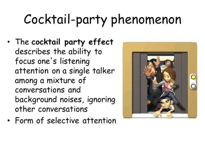 Image result for cocktail party effect | Cocktail party effect ...