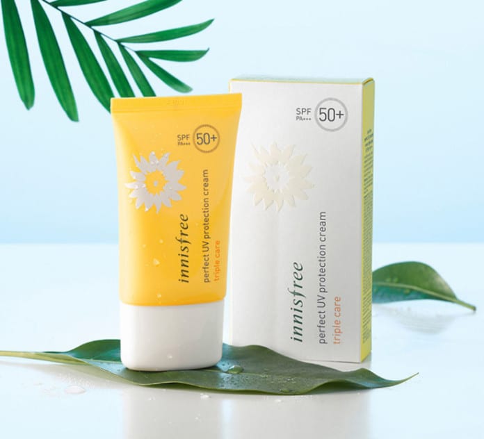 Innisfree Perfect UV Protection Cream Triple Care - Kuni Shop