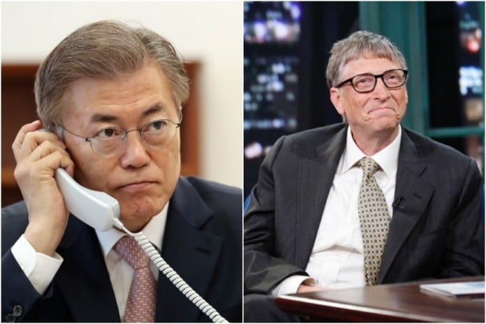 Bill Gates gọi điện tổng thống Moon Jae In, nhờ Hàn Quốc giúp đỡ chế tạo vaccine