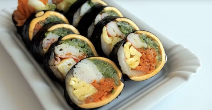 Công thức "kimbap không cơm" gây bão cộng đồng ăn kiêng Hàn Quốc