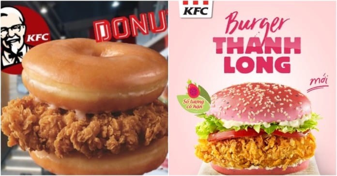 Donut Burger, Burger thanh long - Hai "siêu phẩm" mới của KFC