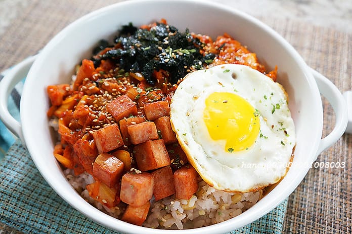 스팸김치덮밥, 맛있는 한 그릇, 김치덮밥