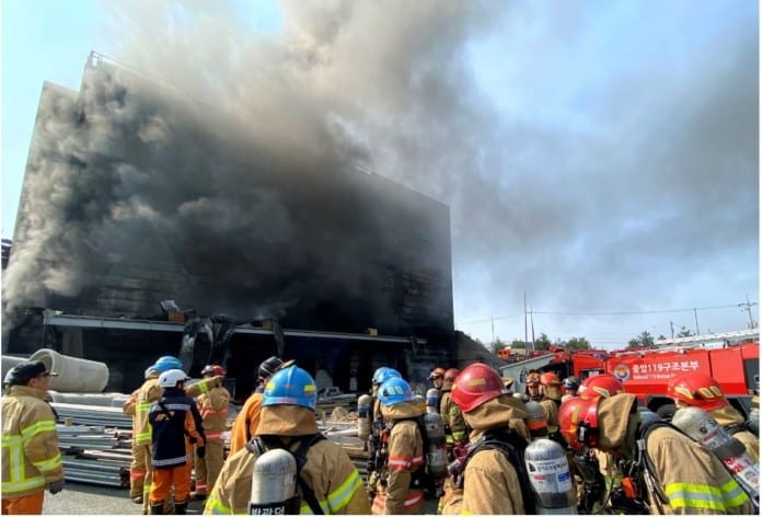 Xác định sơ bộ nguyên nhân gây ra vụ cháy kinh hoàng tại Icheon khiến 38 người bị chết