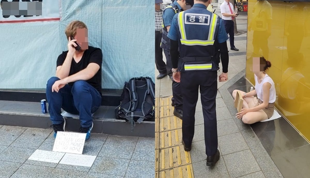 Cảnh sát Hàn Quốc truy quét du khách Tây ba lô.