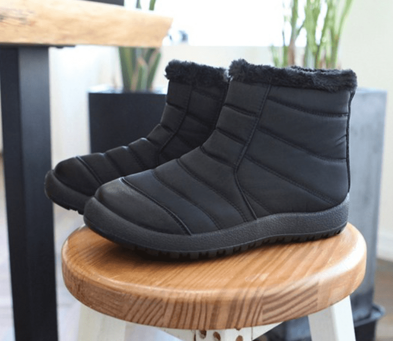 Mùa đông Hàn Quốc & Những vật dùng cần thiết - Boot lông padding